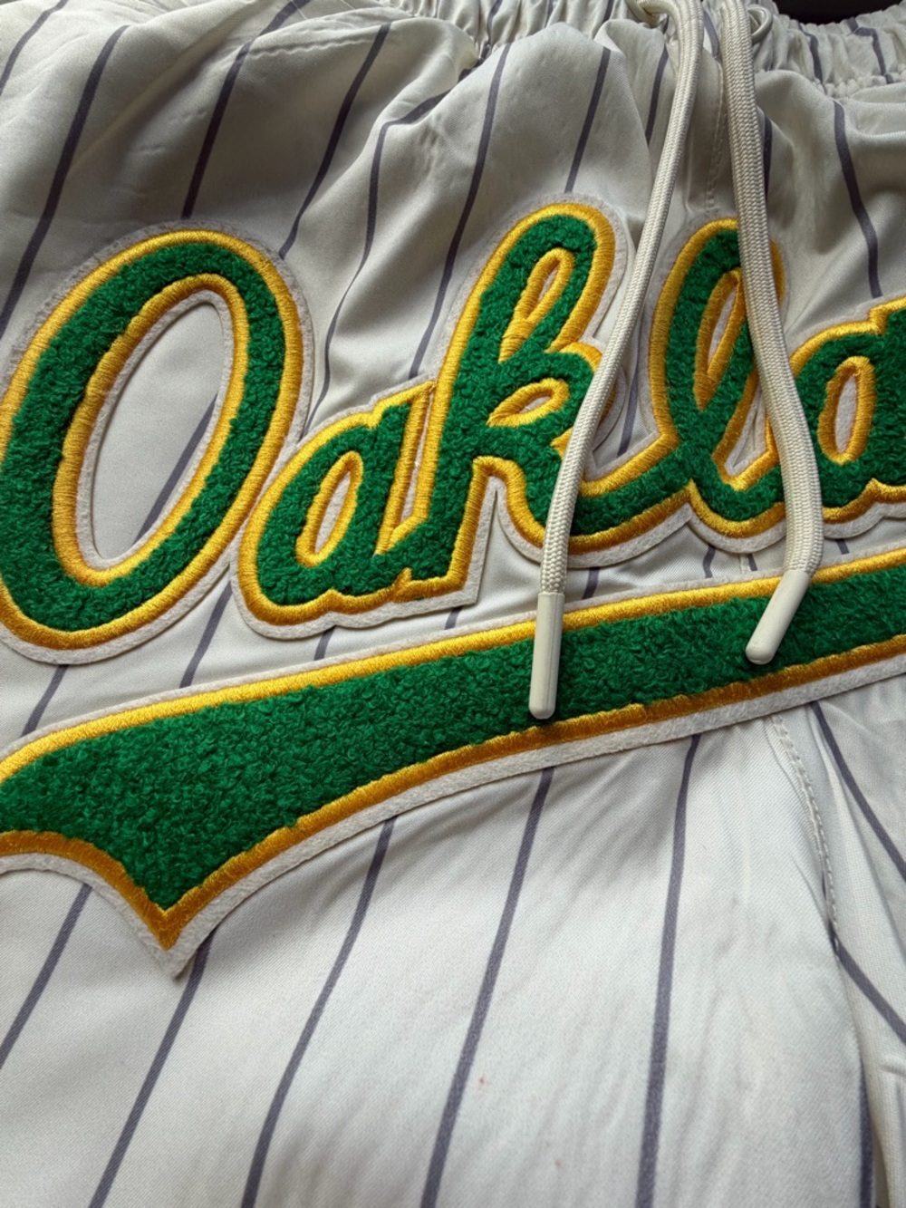 Oakland A's Pinstripe Athletic shorts - Picture 3 of 6